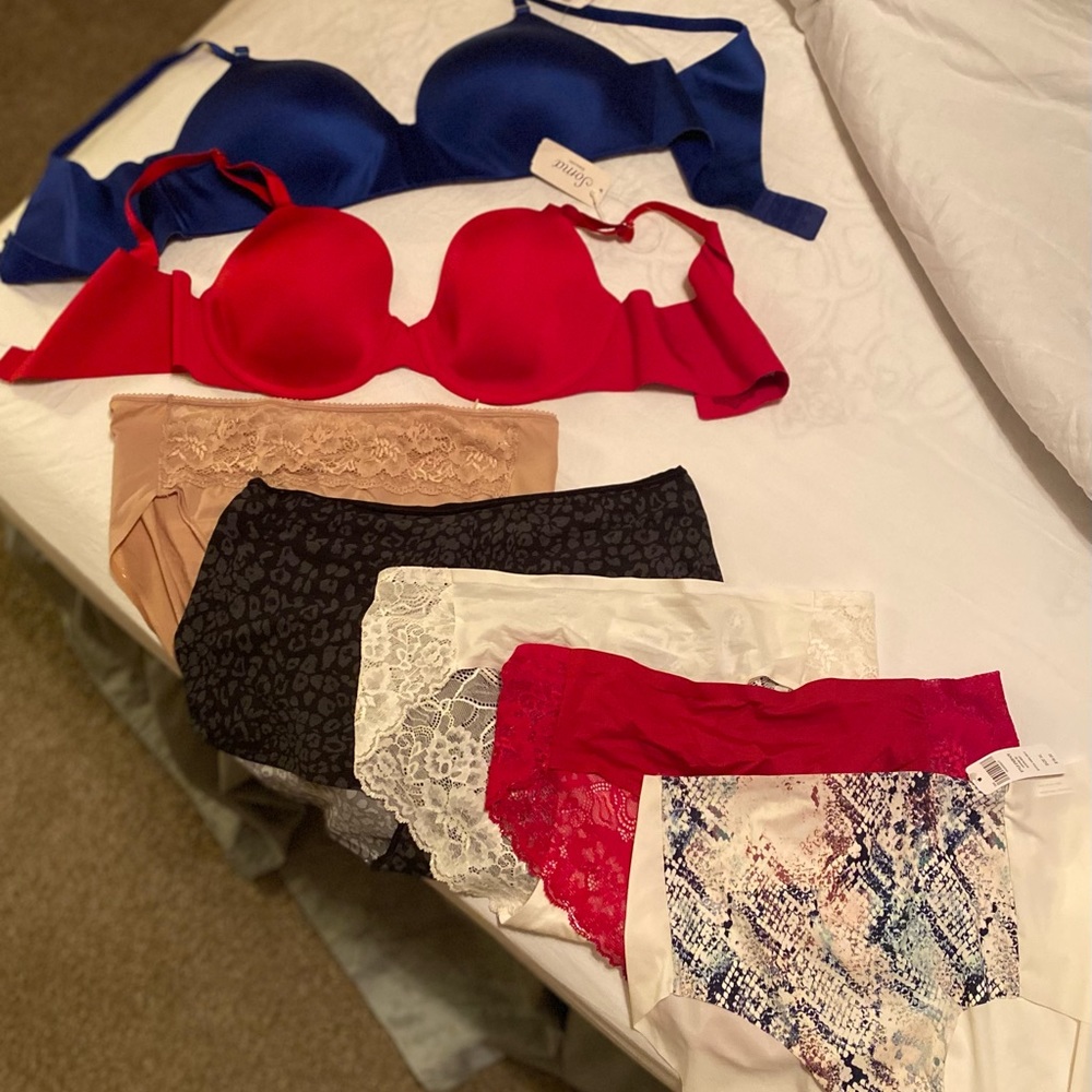 Soma Vanishing Bras 38B Panties XL - Picture 1 of 10